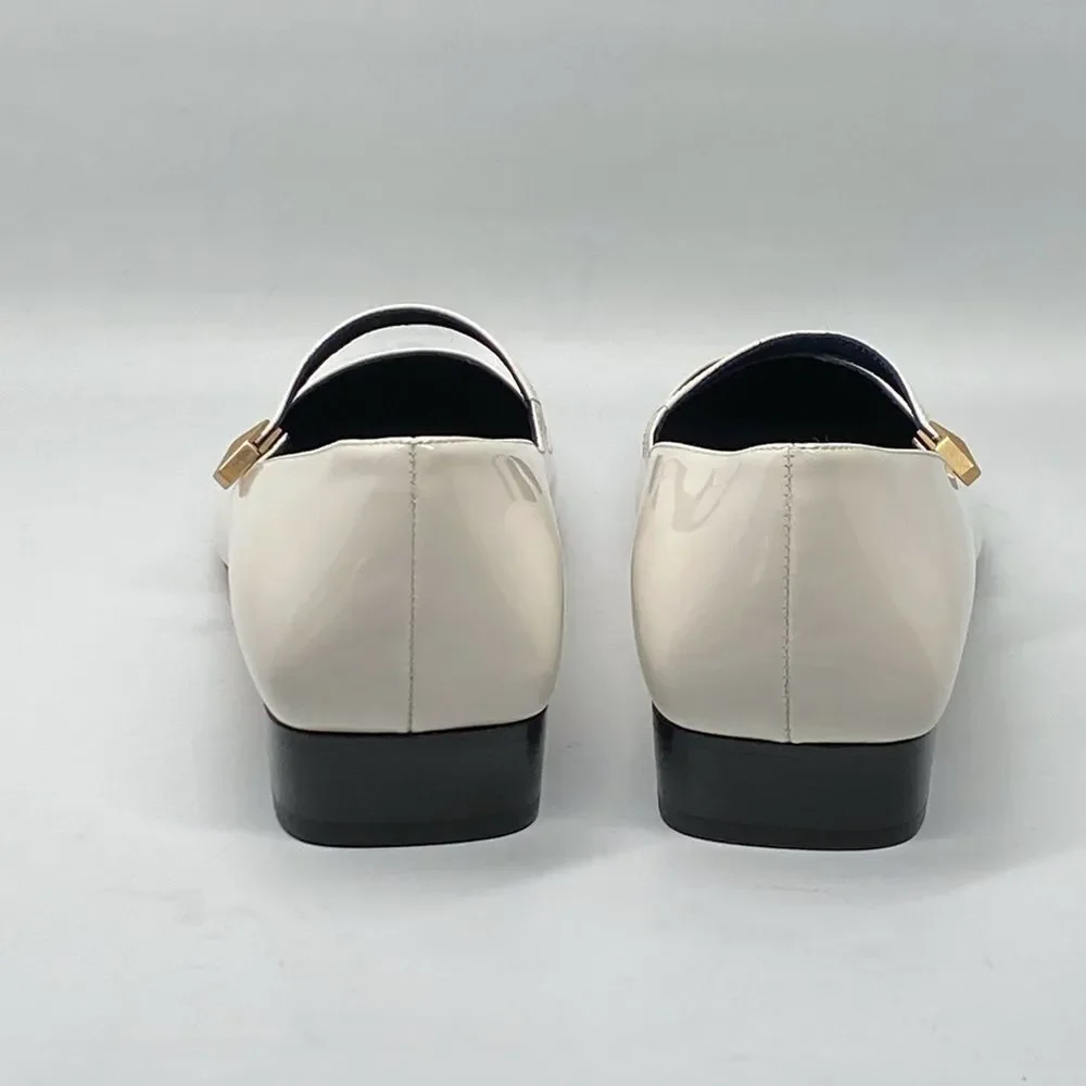 Jimmy Choo Carolyn Leather Mary Jane Flats size 38.5